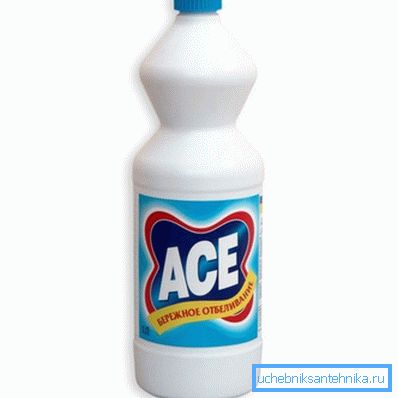 L'eau de Javel est un excellent agent antifongique.