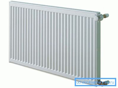 Radiateurs à panneaux Kermi avec une cavité entre les plaques Radiateurs à panneaux Kermi avec une cavité entre les plaques