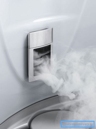 Générateur de vapeur en action Générateur de vapeur en action