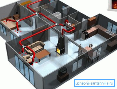 Le poêle peut chauffer efficacement non seulement une pièce, mais toute la maison Le poêle peut chauffer efficacement non seulement une pièce, mais toute la maison