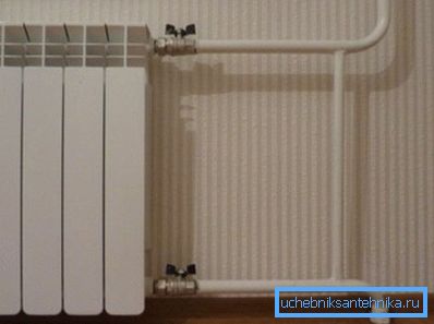 Avant d'installer la soupape thermique, il est nécessaire de démonter les vannes d'arrêt Avant d'installer la soupape thermique, il est nécessaire de démonter les vannes d'arrêt