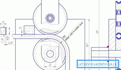 Avant de commencer, dessinez une cintreuse pour tube rond avec vos propres mains.