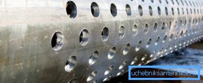 Tube filtrant perforé