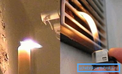 La flamme doit être aspirée par les courants d'air. La flamme doit être aspirée par les courants d'air.