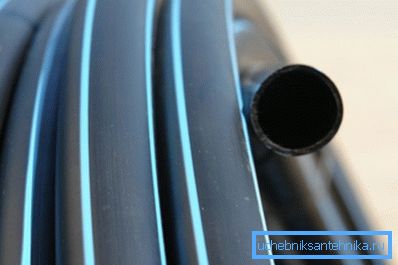 Conduite d'eau en plastique PND enroulée dans une bobine Conduite d'eau en plastique PND enroulée dans une bobine