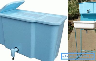 Lavabo de chalet en plastique. Lavabo de chalet en plastique.