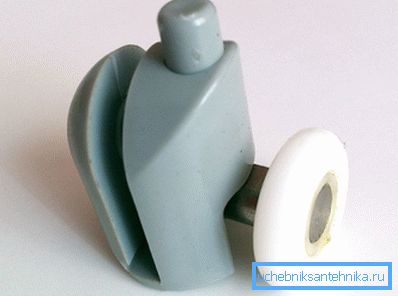 Rouleau simple en plastique pour douche Rouleau simple en plastique pour douche