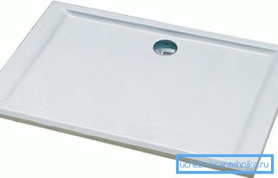 Receveur de douche en fonte 120x90 cm Receveur de douche en fonte 120x90 cm