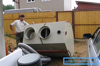 Préparation d'une fosse septique pour l'installation Préparation d'une fosse septique pour l'installation