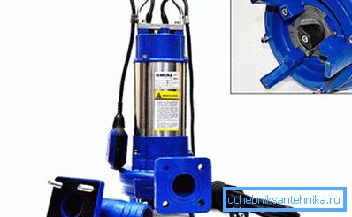 1190 Dispositif de la pompe fécale submersible