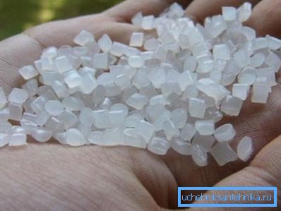 Granulés de polypropylène - une des formes les plus courantes de production de matières premières pour la fabrication de tuyaux et d’autres produits. Granulés de polypropylène - une des formes les plus courantes de production de matières premières pour la fabrication de tuyaux et d’autres produits.