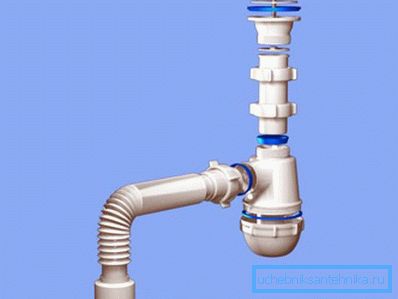 897 Nous nettoyons le siphon