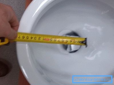 Parfois, afin de choisir la bonne toilette, il est utile de prendre certaines mesures.