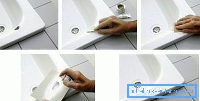 Récupération pas à pas de l'évier et du bain Récupération pas à pas de l'évier et du bain