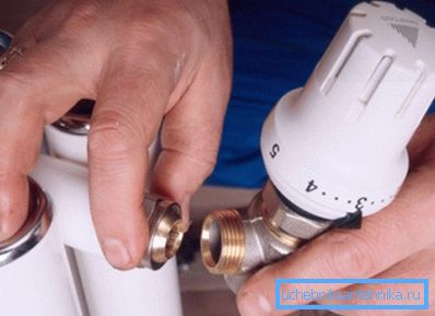 L'installation utilise des connexions détachables