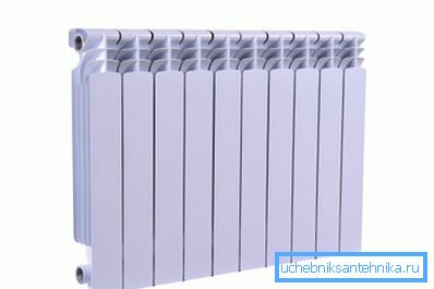 Exemple de radiateur en aluminium Exemple de radiateur en aluminium