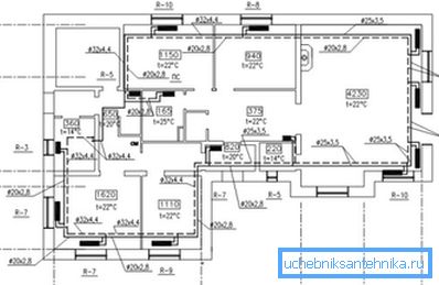 Un exemple de projet de câblage horizontal à deux tuyaux Un exemple de projet de câblage horizontal à deux tuyaux