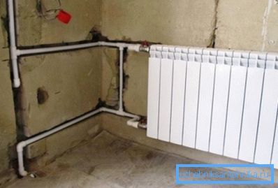Un exemple d'installation cachée du système de chauffage Un exemple d'installation cachée du système de chauffage