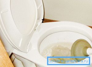 Dégager une toilette bouchée