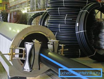 Production de tuyaux en polyéthylène dans l'usine Production de tuyaux en polyéthylène dans l'usine