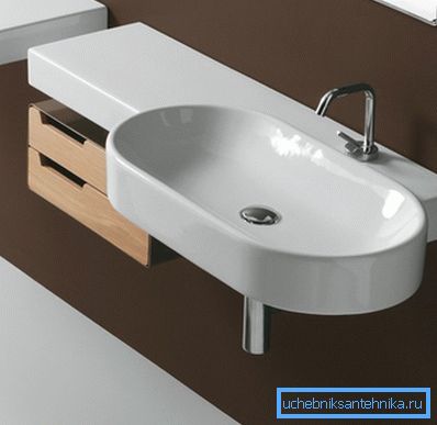 Le produit le plus simple du type suspension a un design simple et ressemble parfois à un évier ordinaire. Le produit le plus simple du type suspension a un design simple et ressemble parfois à un évier ordinaire.