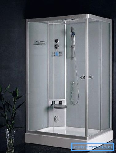 Douche rectangulaire 80x100 cm