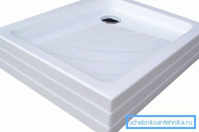 Receveur de douche rectangulaire
