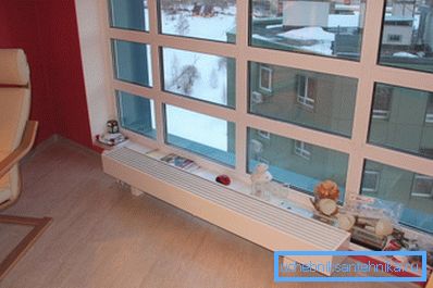 Radiateur de chauffage et vitrage intégral Radiateur de chauffage et vitrage intégral
