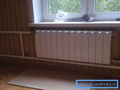 Radiateur de chauffage Rifar dans le système de chauffage central Radiateur de chauffage Rifar dans le système de chauffage central