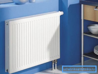 Radiateur avec connexion inférieure Radiateur avec connexion inférieure