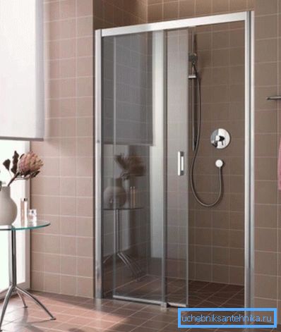 Portes coulissantes - une option pratique pour une douche dans une niche Portes coulissantes - une option pratique pour une douche dans une niche