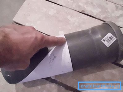 2840 Balisage avec une feuille de papier