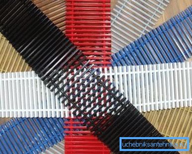 Différentes couleurs pour les grilles décoratives Différentes couleurs pour les grilles décoratives