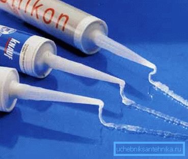 Mastic silicone différent