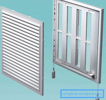 Grille d'aération réglable Grille d'aération réglable
