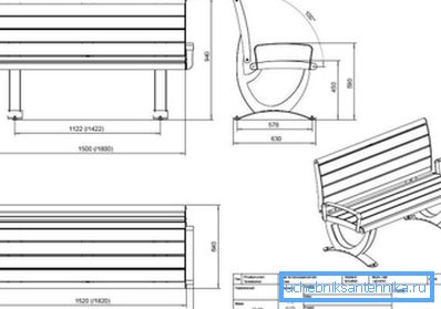 Banc de jardin Banc de jardin