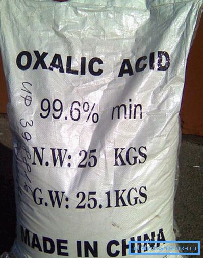 Acide oxalique Acide oxalique