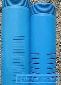 Filtres en plastique fendus