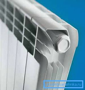 Sectionnel radiateur en aluminium