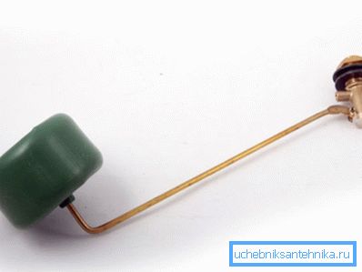 Robinet à tournant sphérique avec flotteur pour cuvette de toilette avec levier en métal Robinet à tournant sphérique avec flotteur pour cuvette de toilette avec levier en métal