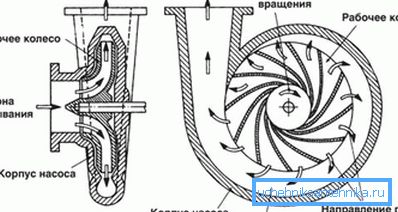 Le schéma de la pompe centrifuge Le schéma de la pompe centrifuge