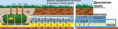 1146 Schéma d'installation d'une fosse septique avec un champ de filtration