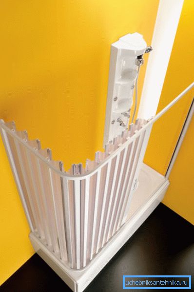 Accordéon d'écran. Accordéon d'écran.