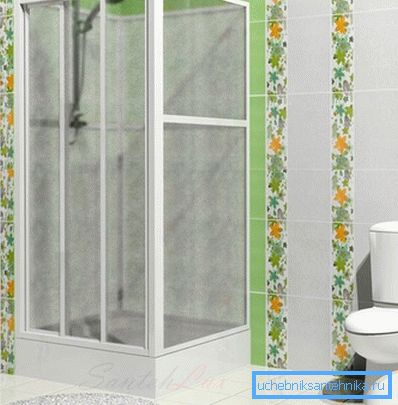 Stores pour cabine de douche 90x90 cm en polycarbonate Stores pour cabine de douche 90x90 cm en polycarbonate