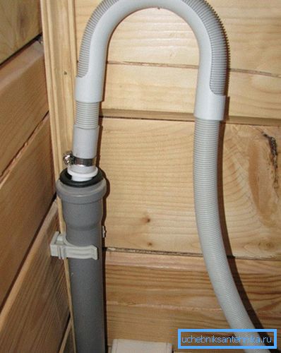 Drain correctement connecté