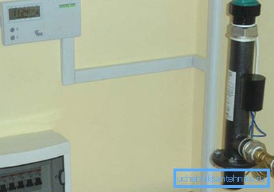 L'image vous permet d'estimer la taille de la chaudière à électrodes.