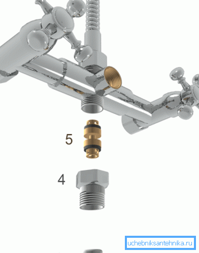 Nous assemblons le mélangeur conformément aux instructions. Nous assemblons le mélangeur conformément aux instructions.