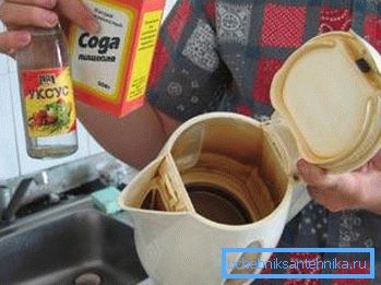 Soda et vinaigre - un moyen efficace de lutter contre les blocages Soda et vinaigre - un moyen efficace de lutter contre les blocages