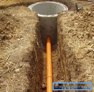 La connexion à un puits ou à un puisard doit être traitée avec un scellant La connexion à un puits ou à un puisard doit être traitée avec un scellant