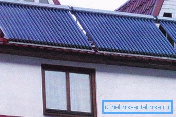 Echangeurs de chaleur solaires sur le toit de la maison Echangeurs de chaleur solaires sur le toit de la maison